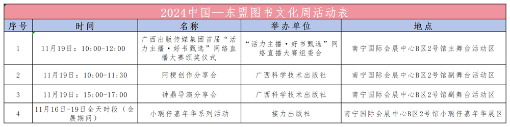 图书文化周活动表4